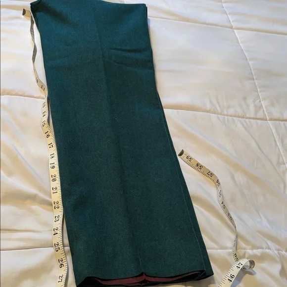 Dark Green Wool pants - Picture 5 of 10